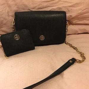Tory Burch Robinson purse and wallet set